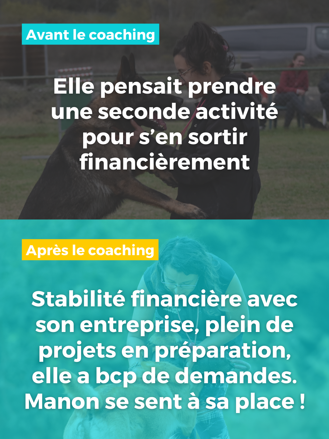 avant / après coaching