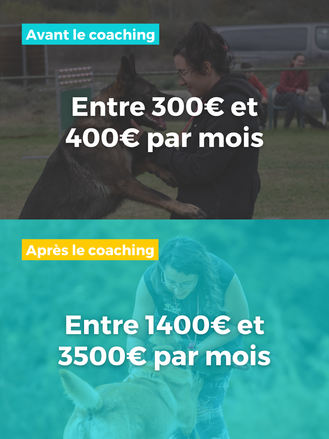 avant / après coaching CA