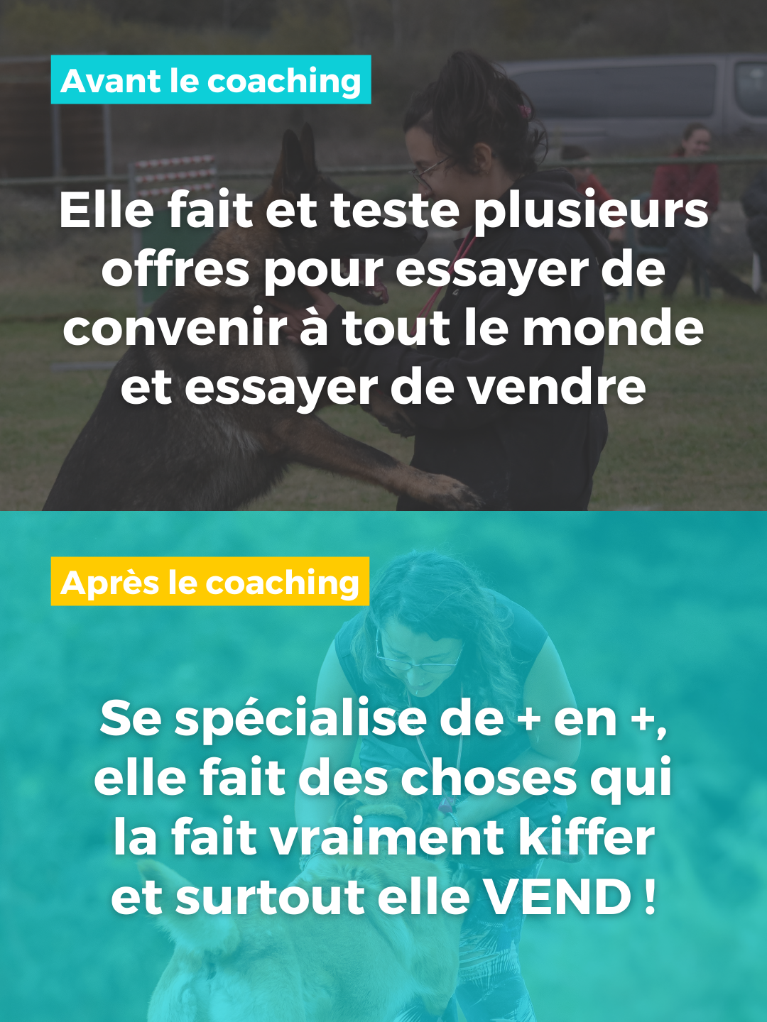 avant / après coaching biz